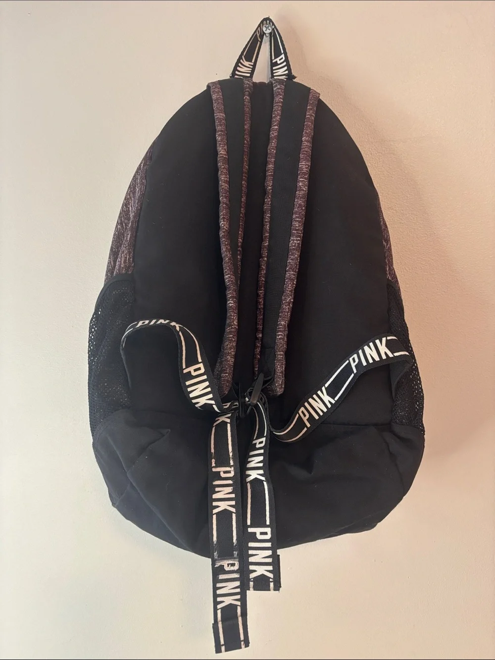 PINK Victoria's Secret Marled Burgundy/Black Men's Backpack